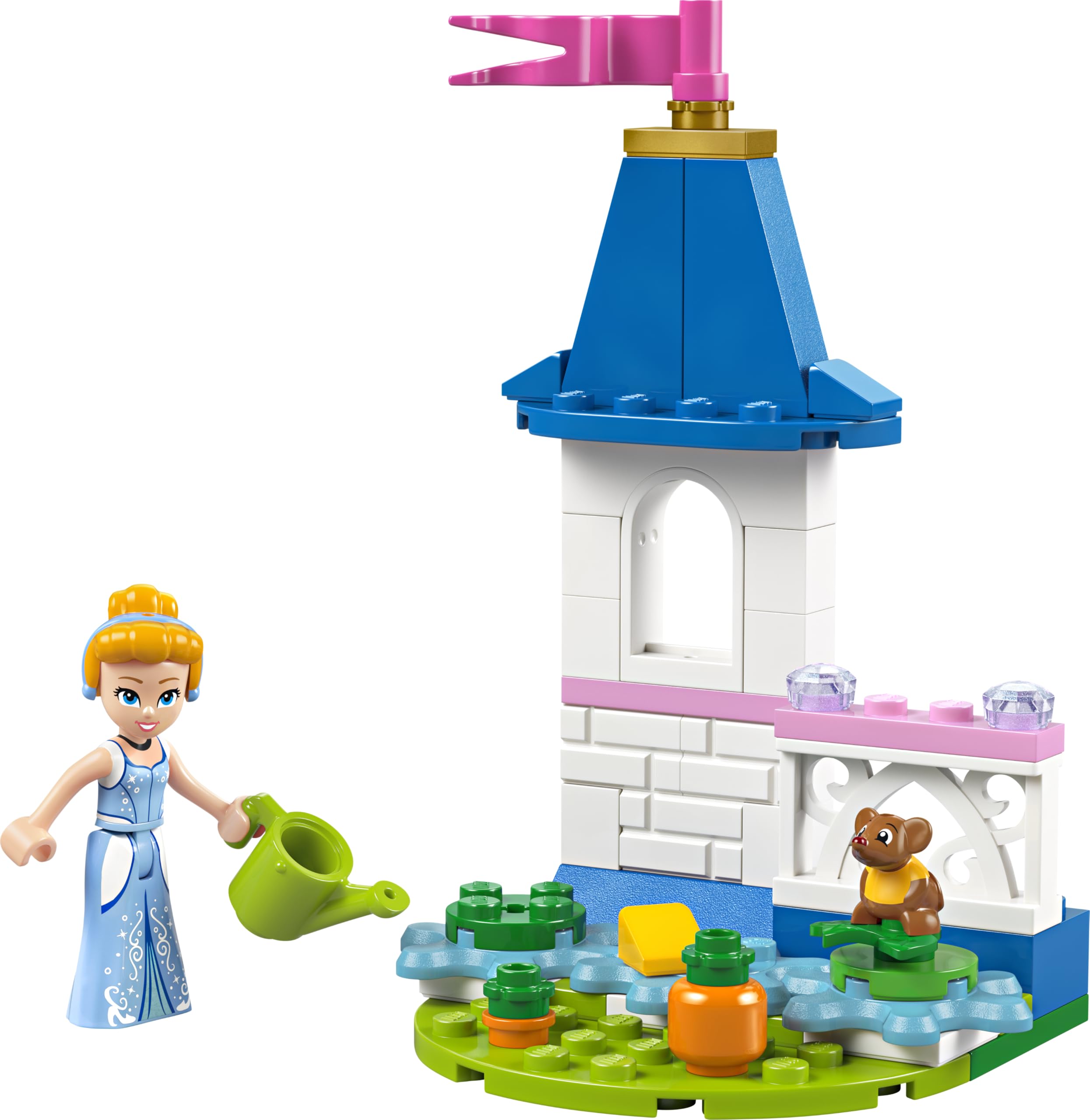 LEGO Konstruktionsspielzeug Disney Princess Cinderellas Mini-Gartenschloss