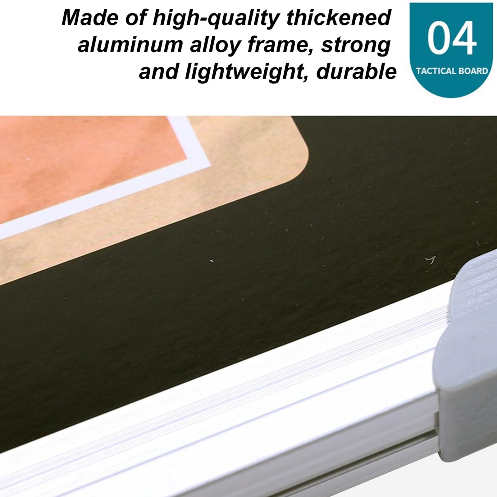 Tablica Taktyczna dla Trenerów Siatkówki, Dwustronna, Suchościeralna, z Magnetycznymi Figurami Szachowymi I Pisakiem na Bazie Wody, do Treningu