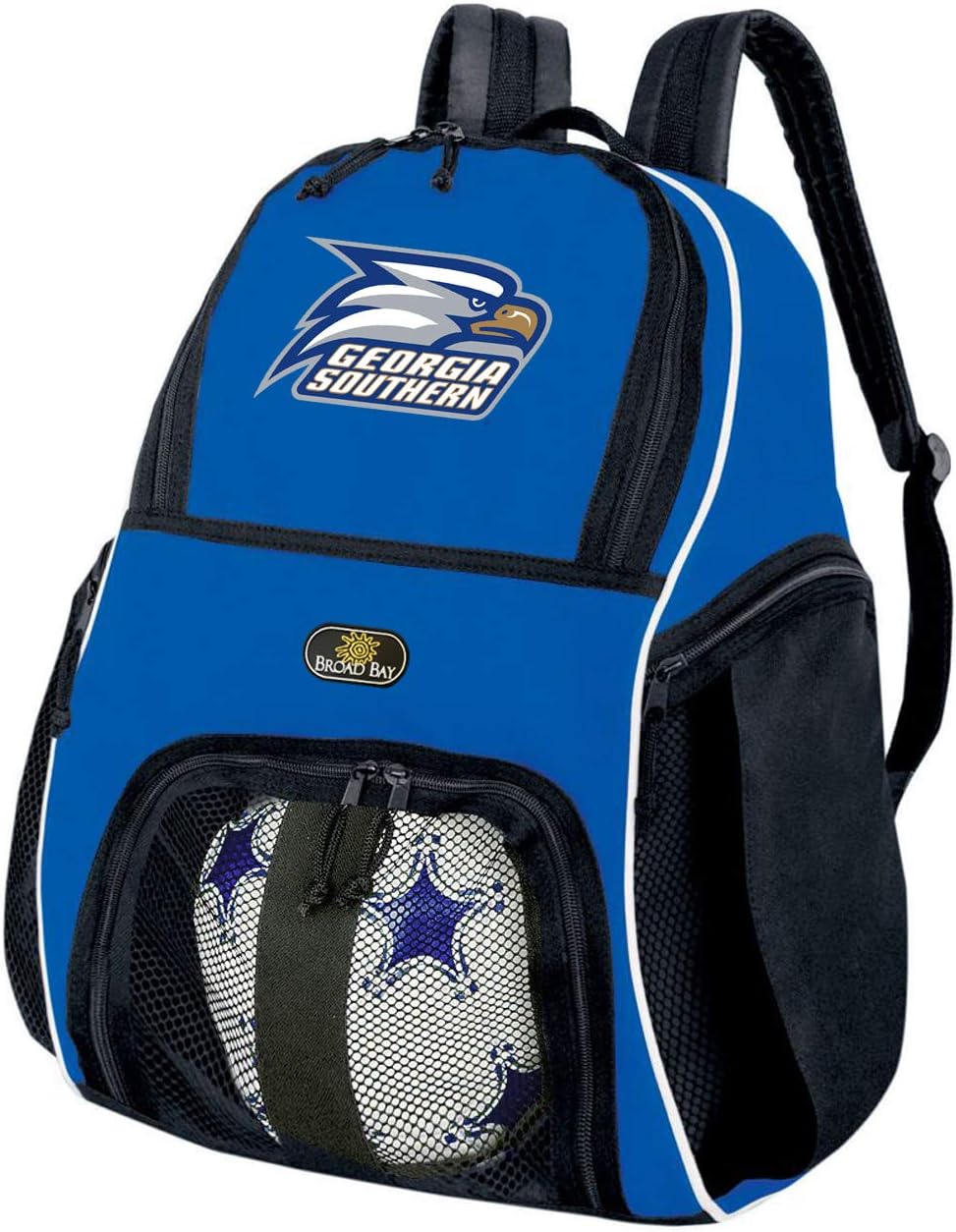 Broad Bay Georgia Southern Soccer Ball Backpack GS Eagles Logo Volleyball Bag Travel Practice