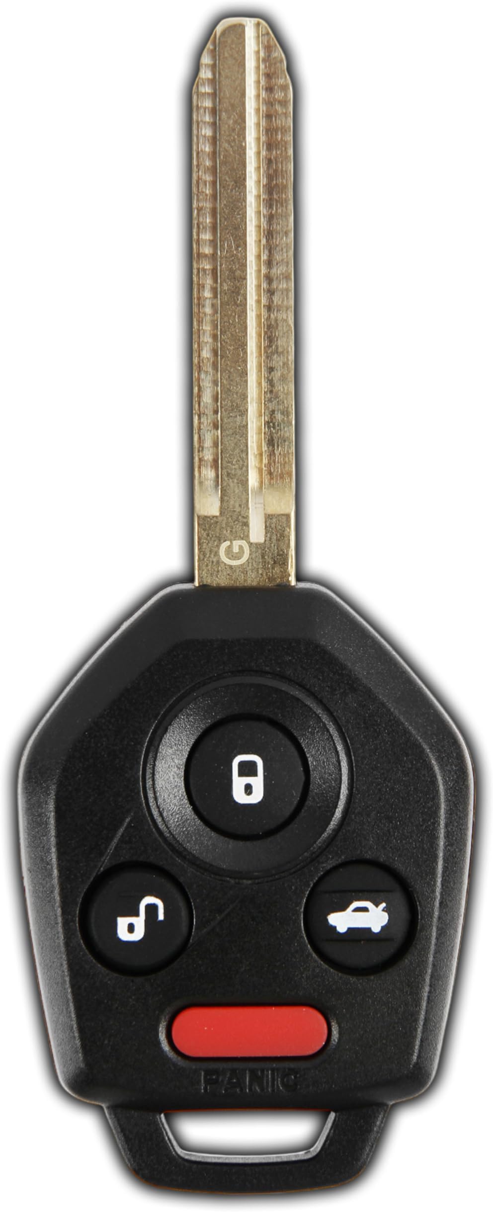 KeylessOption Key Fob Replacement for 2012 2013 2014 2015 2016 2017 2018 2019 Subaru Impreza WRX Forester XV Crosstrek Outback Legacy Keyless Entry Remote, 4-Button CWTWB1U811 4D82 Chip Blade