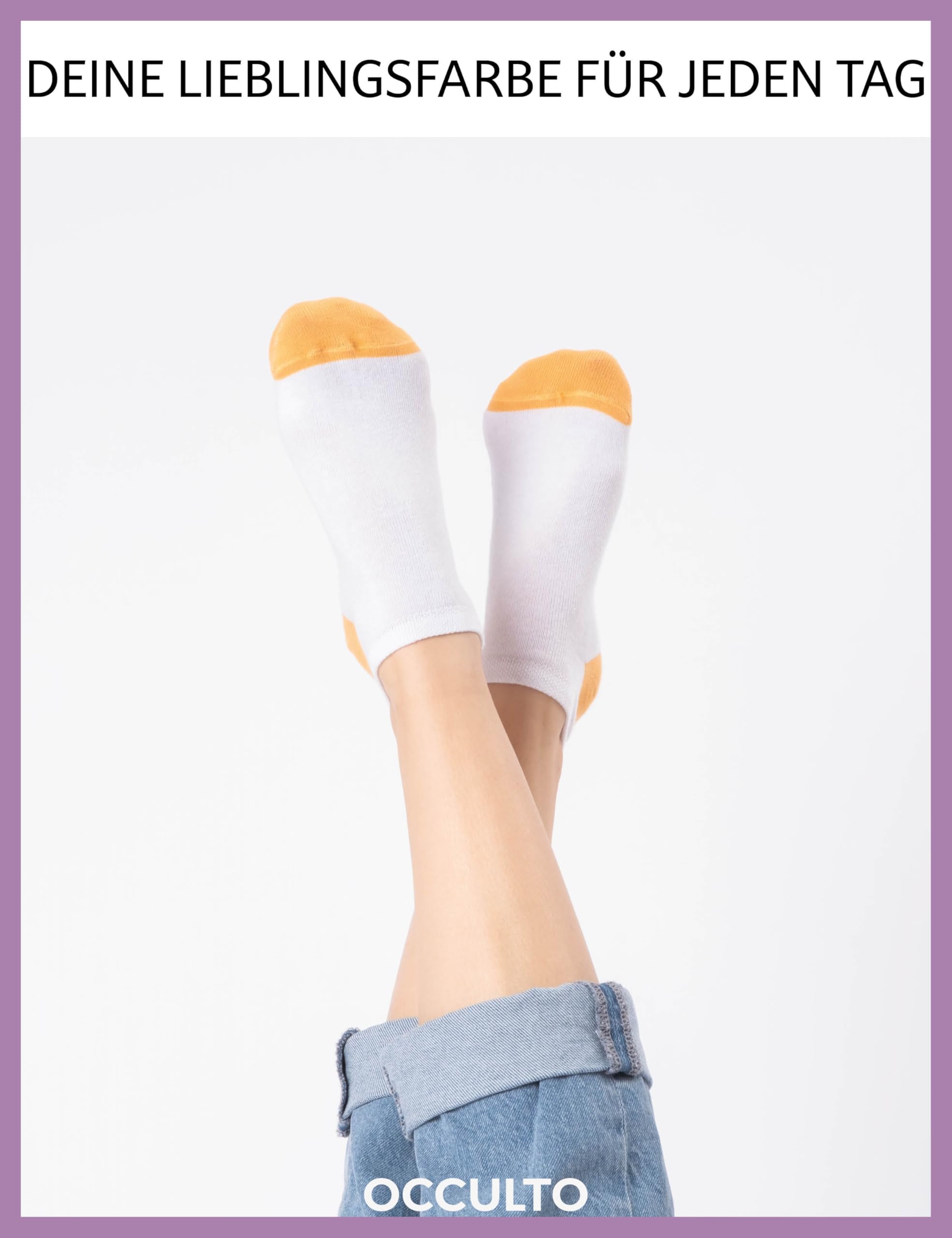 Occulto Damen Sneaker Socken 10er Pack (Modell: Maja)