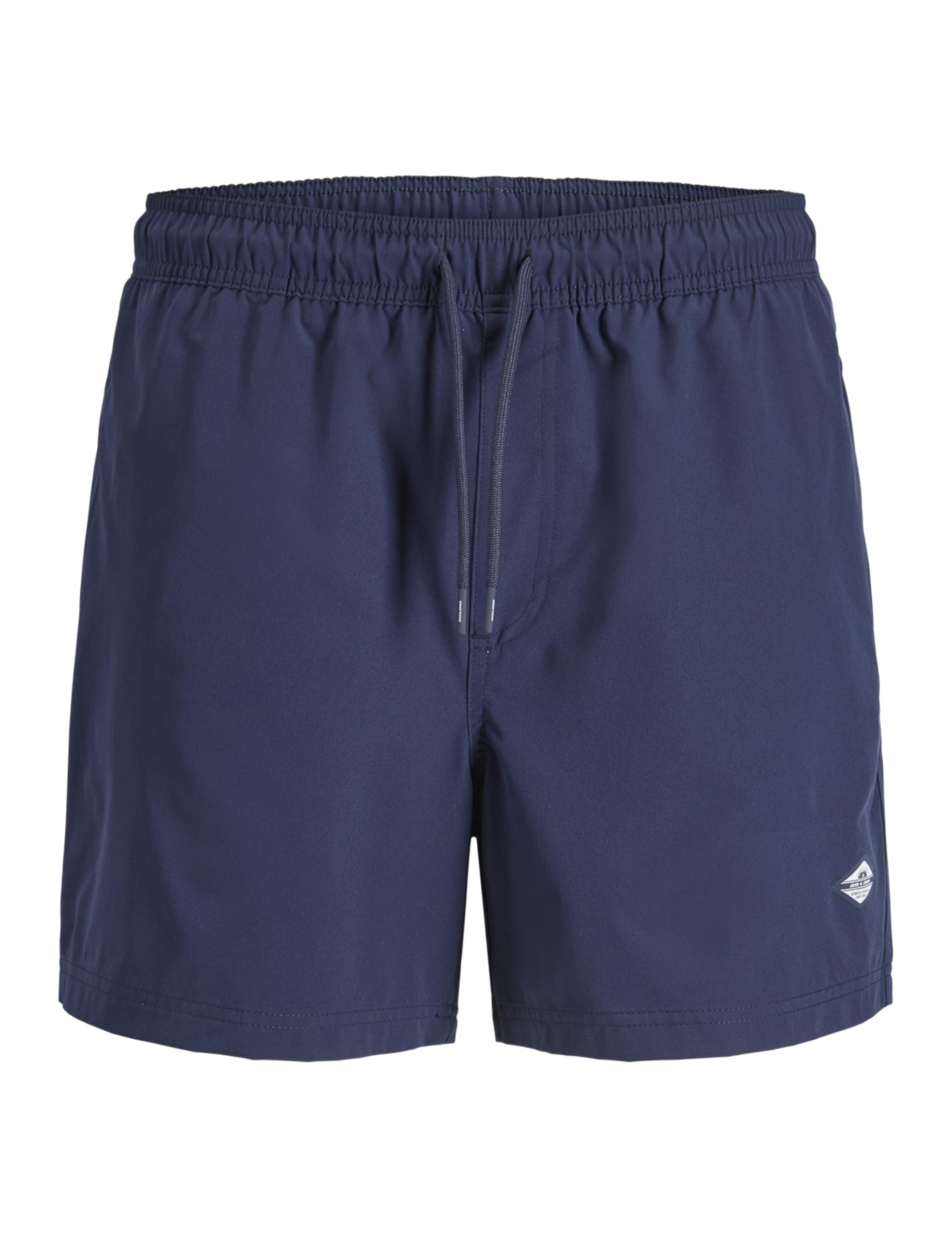 Jack & Jones Maui Tropic Solid Swim Shorts, Navy Blazer, Size M, Men
