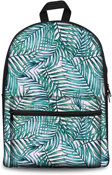 tropical print backpack