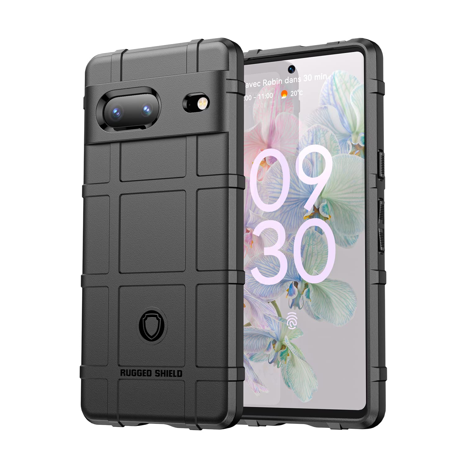 Custodia Antiurto In TPU Per Google Pixel 7 (2022, 6.4") - Copertura Protettiva Morbida E Resistente - Colore Nero - 3