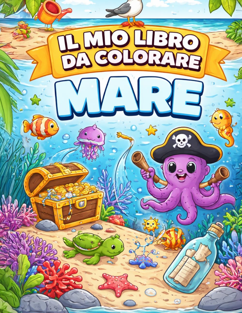 Colora e impara: Il mare