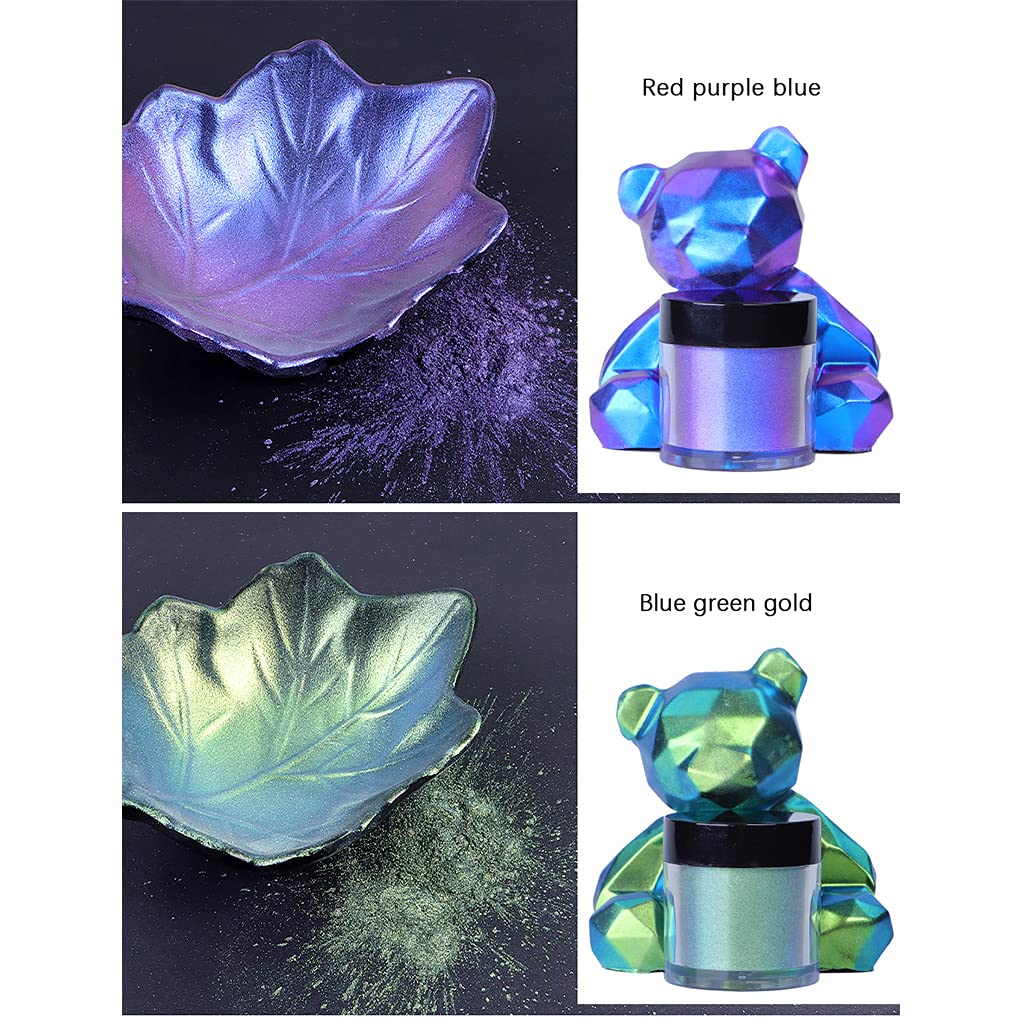 LET'S RESIN Poudre Cameleon, Poudre de Mica Resine Epoxy, Pigment LET'S RESIN Poudre Cameleon, Poudre de Mica Resine Epoxy, Pigment