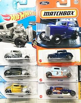 Amazon.co.jp: ホットウィール 32 FORD GULF - ZAMAC6台セット