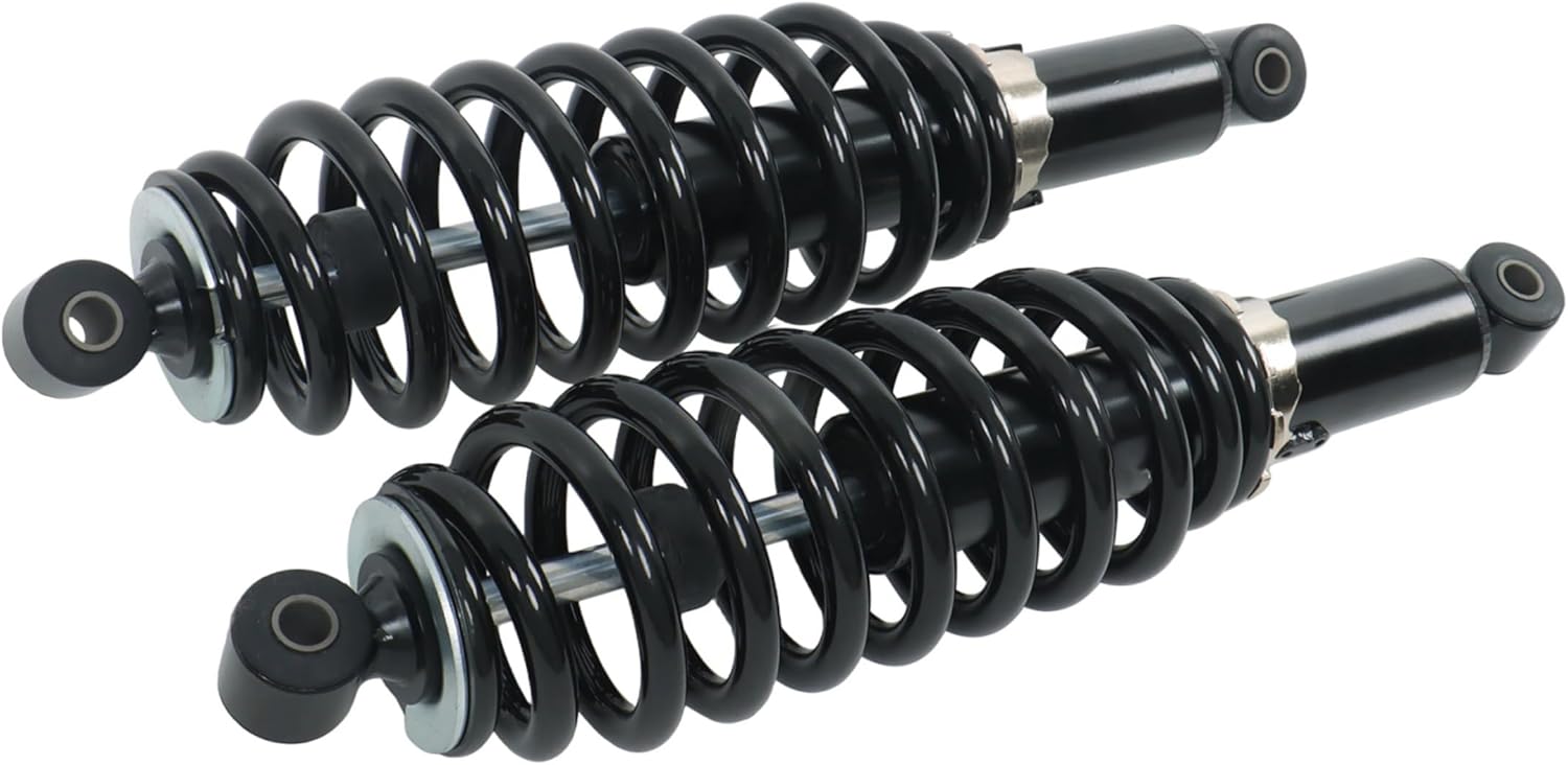 zeech Replacement for AUC12197 Iron Black Two Front Shock Absorbers Replacement for John XUV XUV590E XUV590I XUV590M Gator