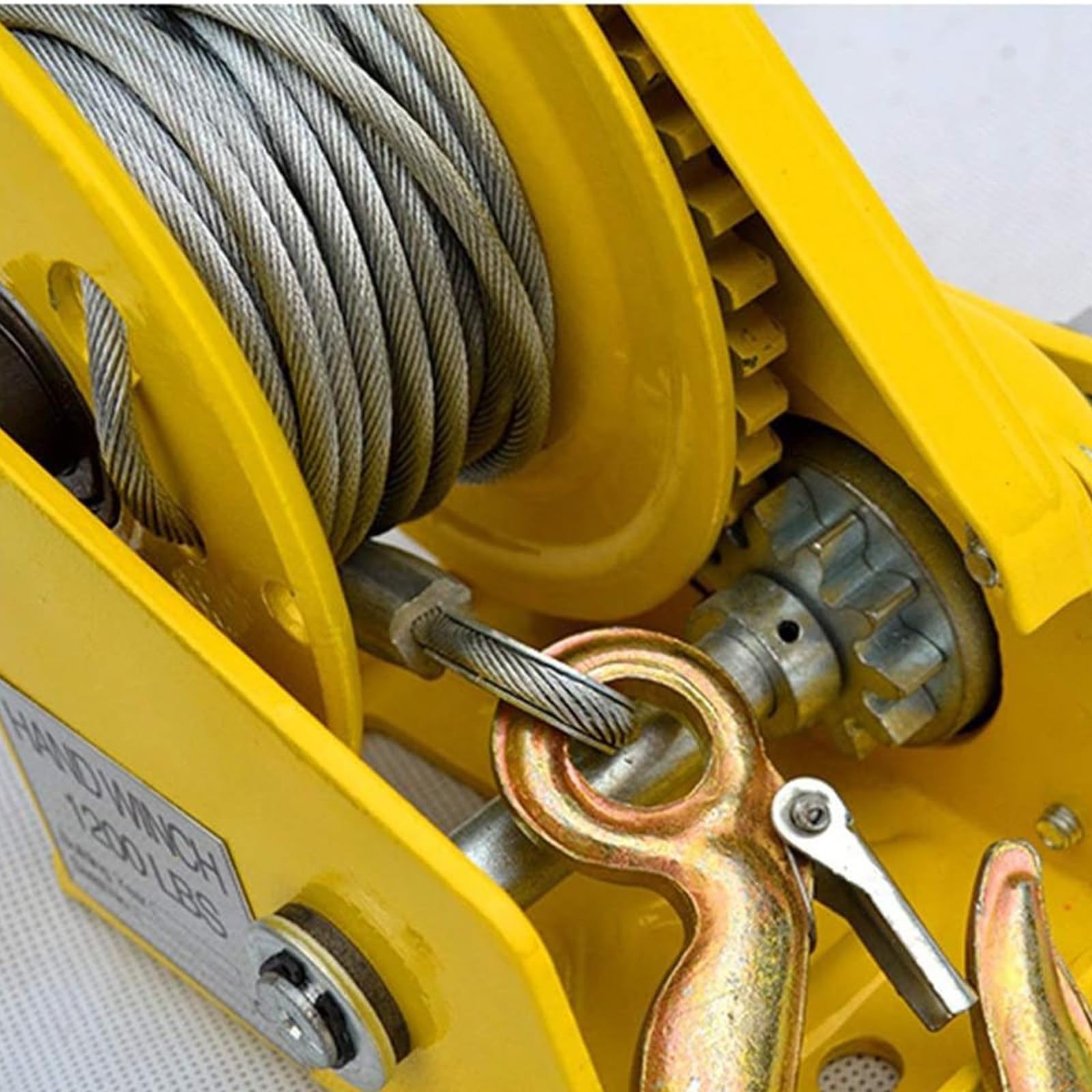 SKVLF Klimaanlage, Externe Maschineninstallation, Kleiner Kran, Installationsbügel, Handgekurbelter Hebebügel, Hebewerkzeug, Klimaanlage, Handgekurbelt,10M