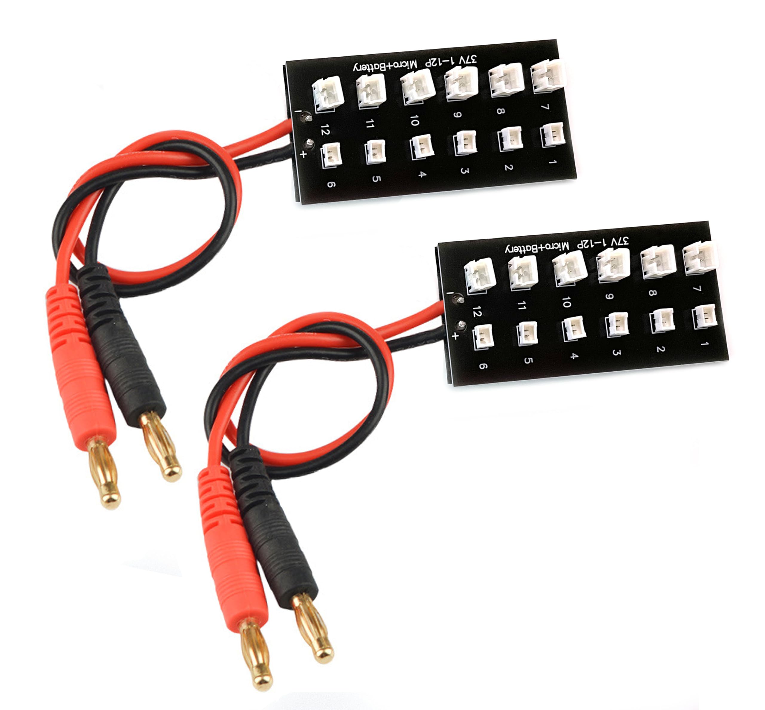 Hobbymall 3.7V 1S Lipo Battery Balance Charging Board 1S Ultra Micro JST-PH Parallel Charging Board Connect Plate Blade In...