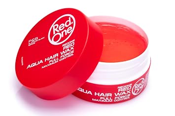 RedOne Aquatic Hair Wax Red 150 ml Edge Control Ultra Hold Hair Wax for Men and Women Strawberry Fragrance Maximum Control