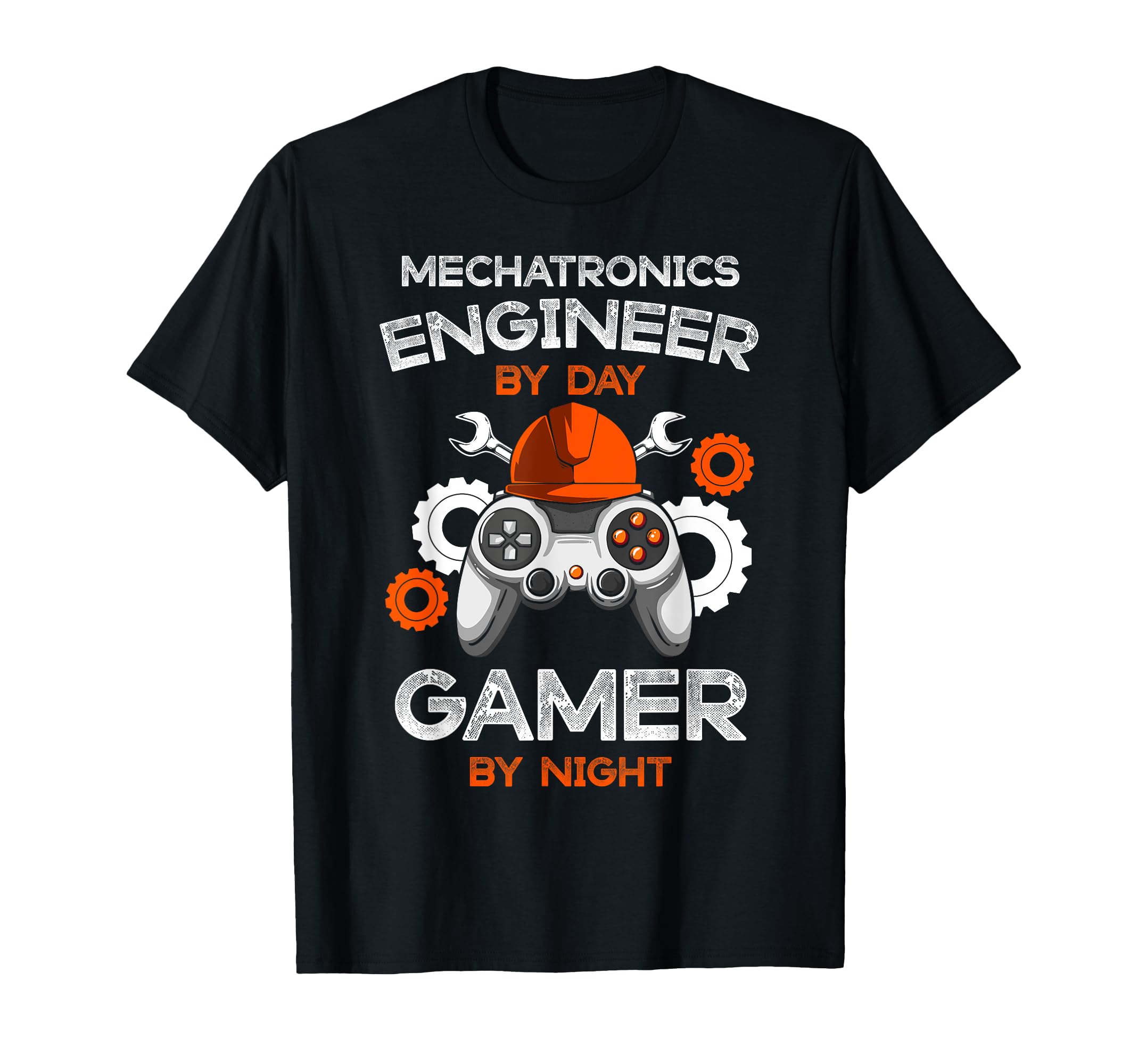 Mechatronics Engineer By Day Gamer By Night Engineering Gift T-Shirt