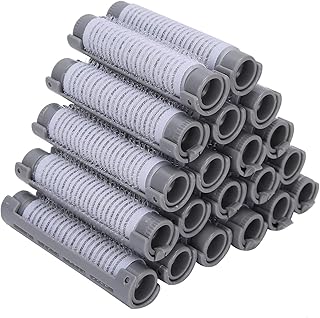 Encrespadores, conjunto de encrespadores de cabeleireiro para salão de cabeleireiro, seguro e confiável, conjunto de encrespadores de cabelo, rolos de cabelo para mulheres, meninas, ferramentas de estilo de cabeleireiro (cinza)