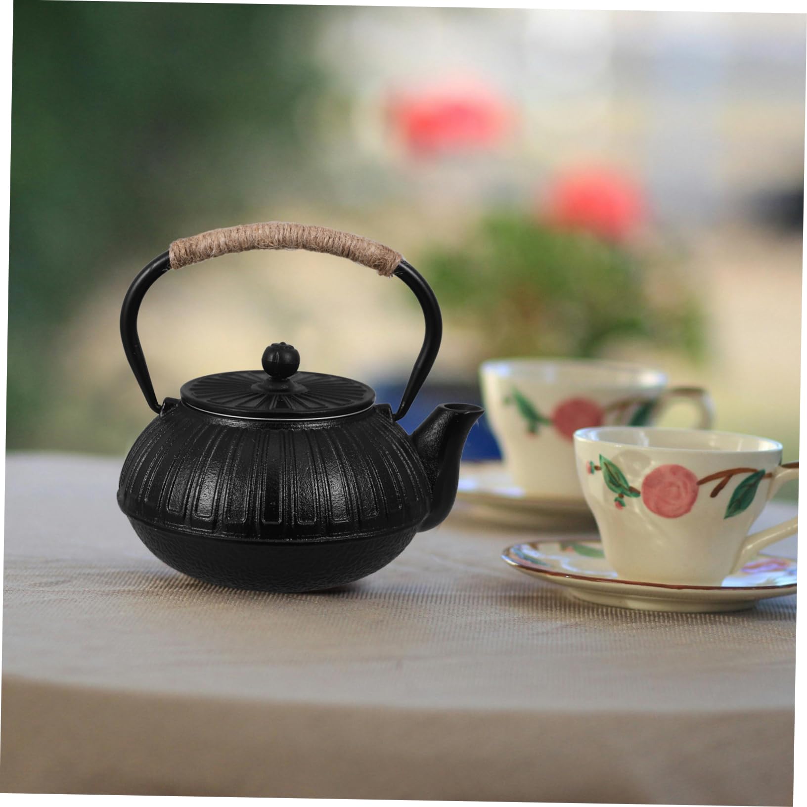 Ciieeo Tetera De Hierro Fundido Estilo Tetera De Inducción Con Hervidor s Retro Para Té Grande Y China Para Restaurante Japonesa Japonesa