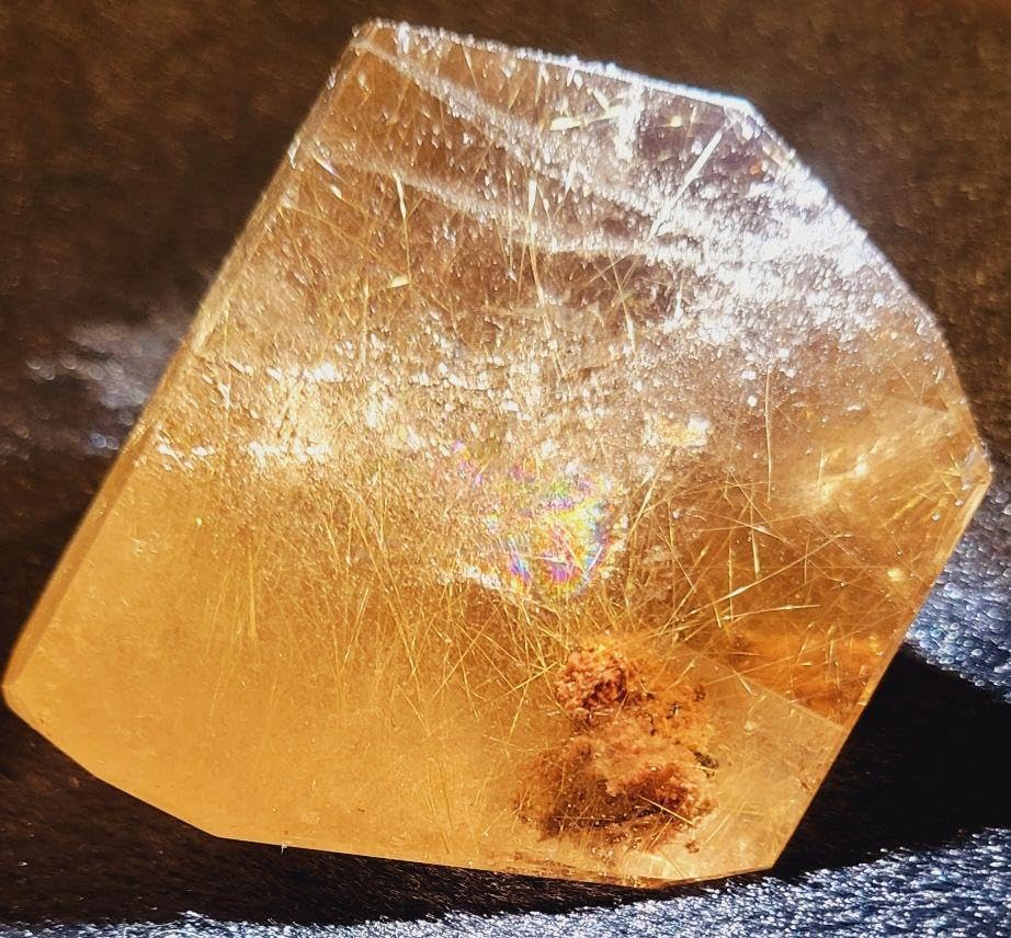 レアルチル共生ガーデン原石虹ありフリーフォーム