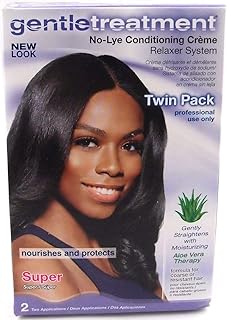 Gentle treatment twin pack no-lye conditioning creme relaxer system