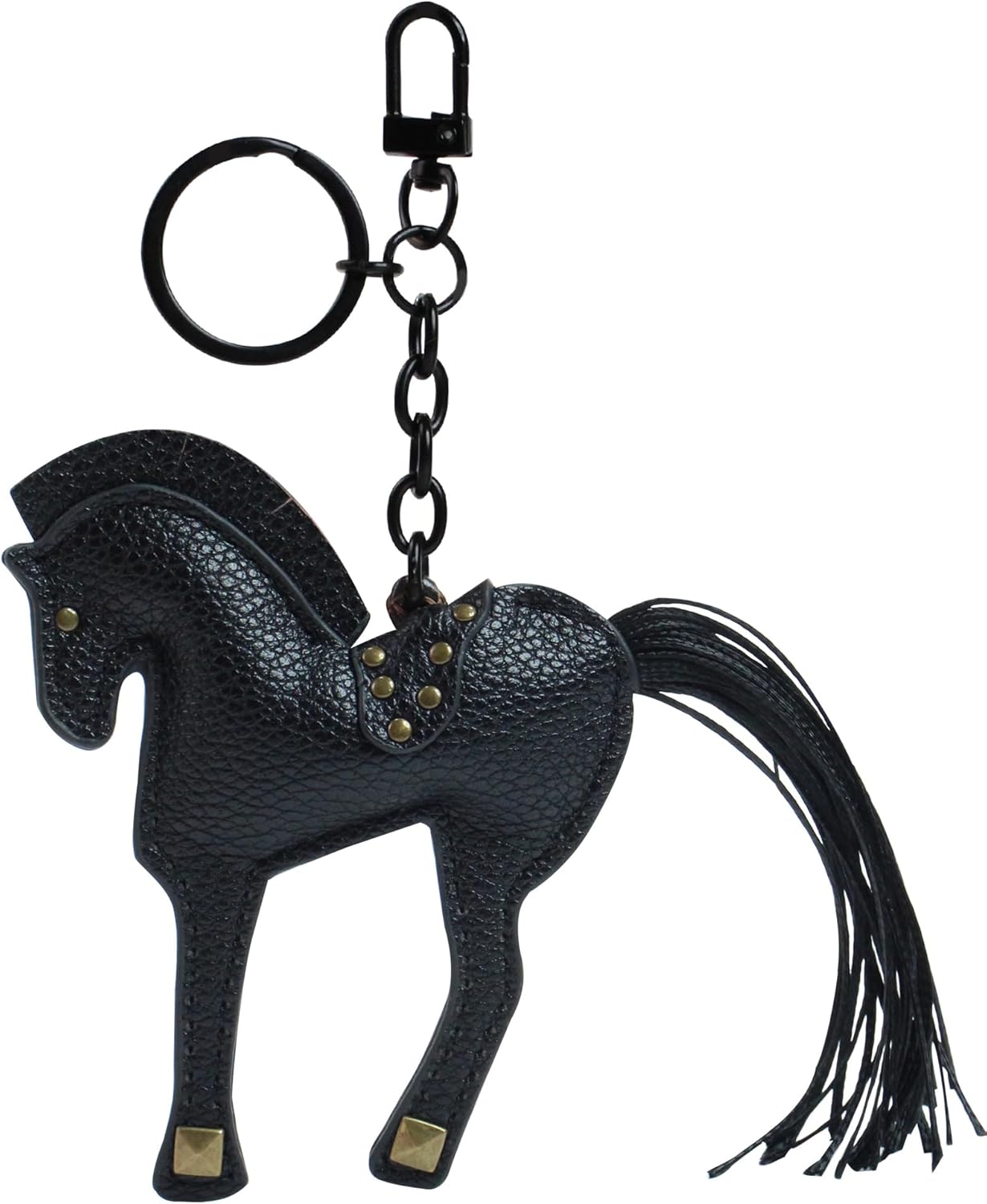 Autumnwell Horse Keychain, Hanging Charm Accessory for Purse, Bag and Backpacks Pony Key Chain for Women