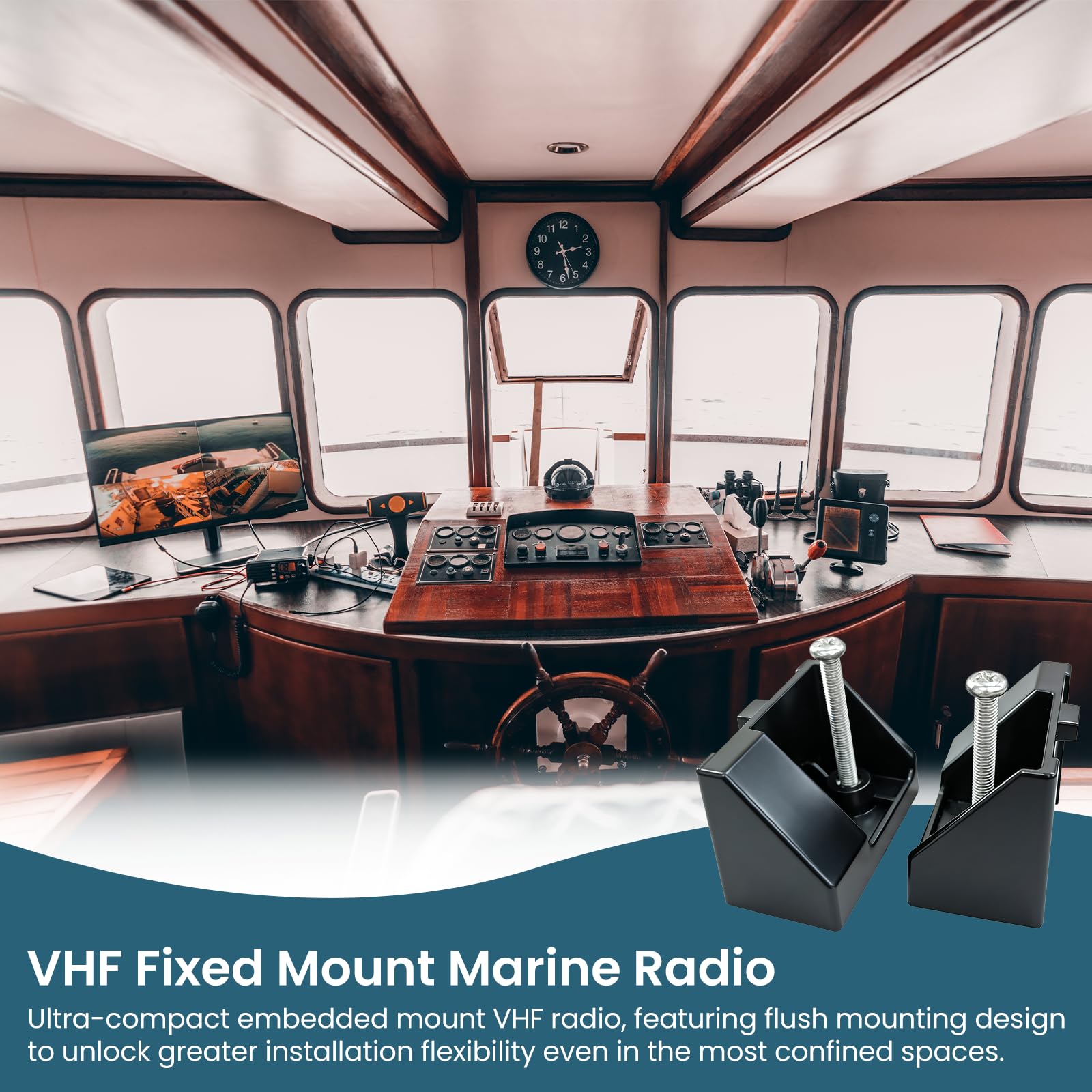 Kit de montage encastré MMB-84 pour radio VHF marine