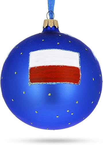 Miniatura 2 de Market Square, Cracovia, Polonia, bola de cristal, adorno navideño de 4 pulgadas