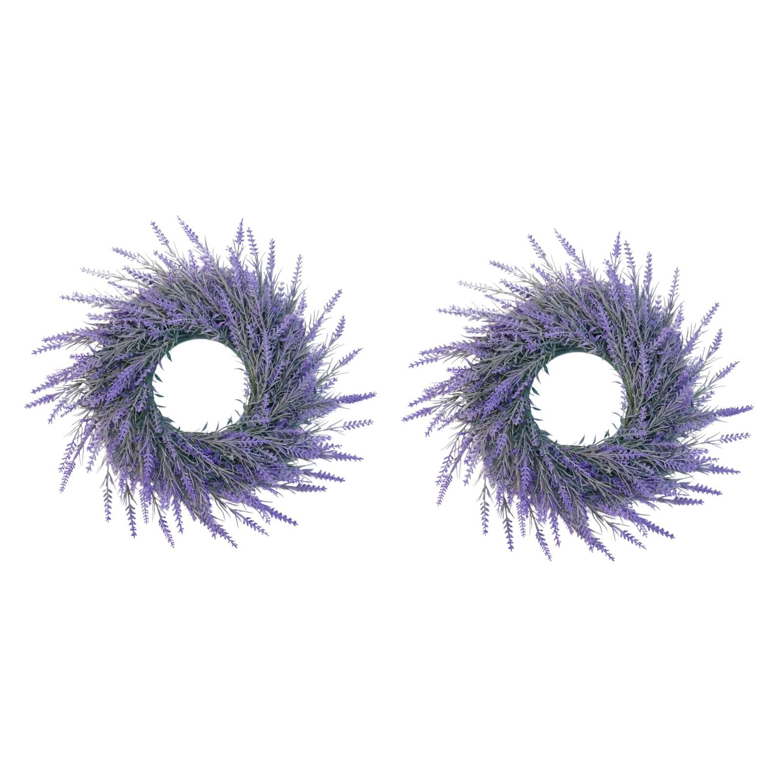 perfk Ghirlanda di Fiori Artificiali in 2 Pezzi, Ghirlanda Rotonda, Pratica E Versatile per La Decorazione Della Casa, Ideale per La Parete