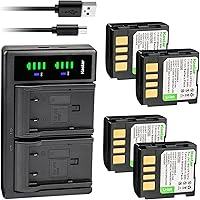 Vista 9 de Kastar Paquete de 1 batería BN-VF707 y cargador USB LTD2 de repuesto para JVC GR-D370US GR-D371 GR-D371U GR-D371US GR-D372 GR-D372U GR-D372US