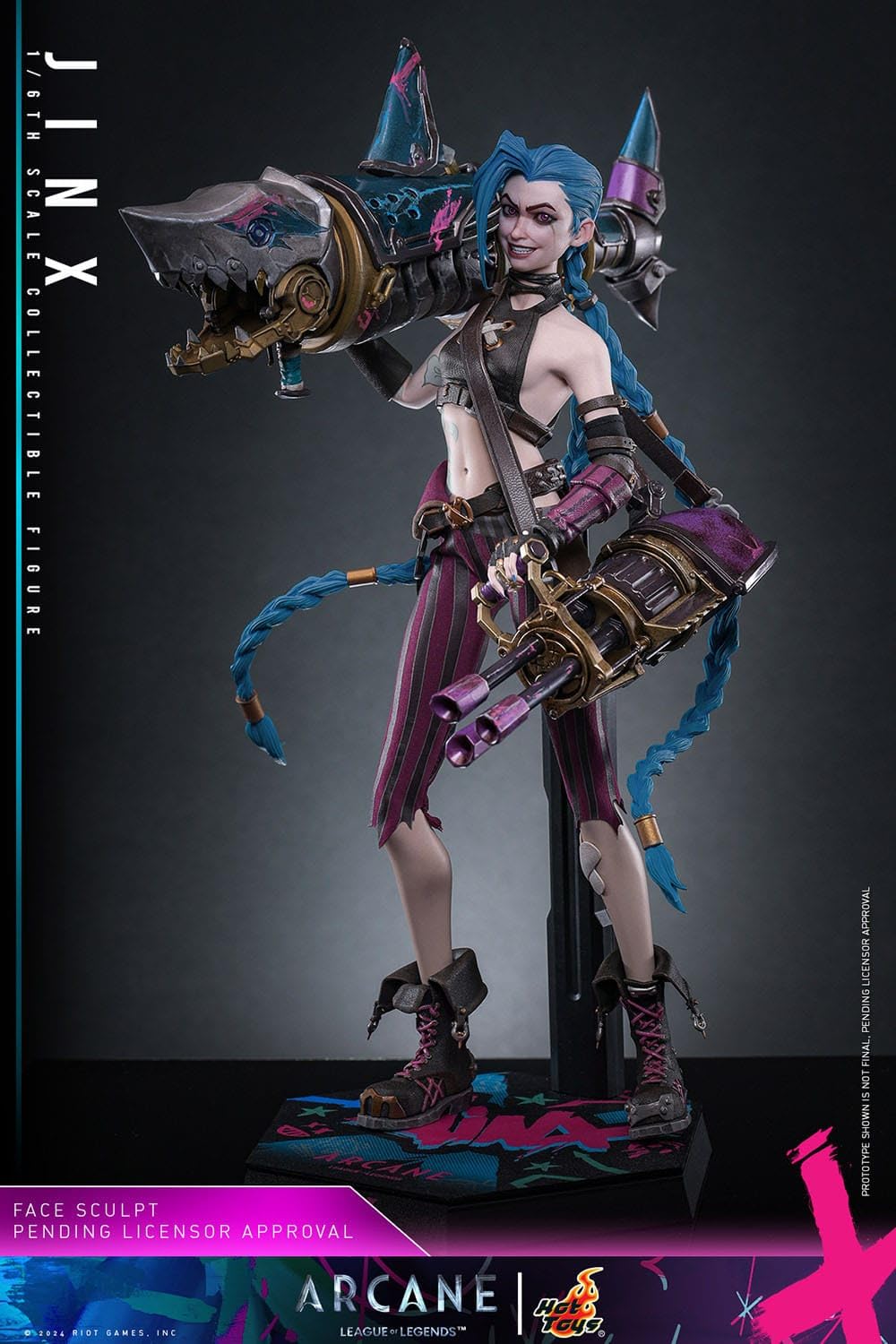 Hot Toys TMS137 LOL: Arcane Jinx 1/6 Scale Collectible Figure
