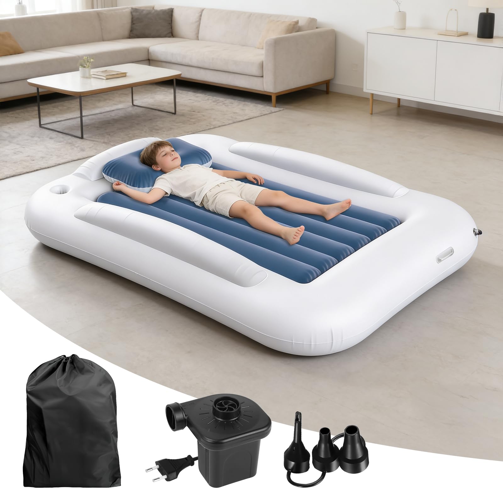 Lit de voyage gonflable enfant matelas portable lit d'air camping