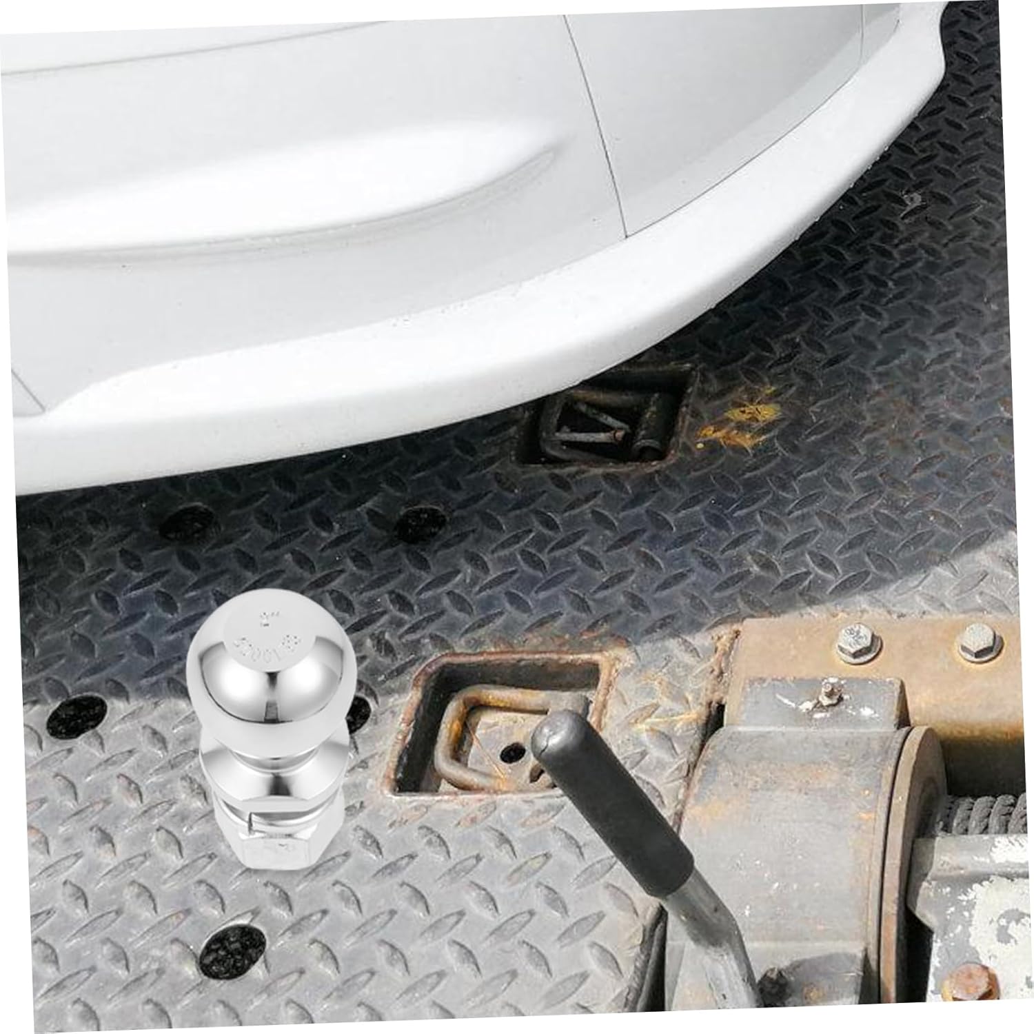 Cabilock Durable Trailer Hitch Ball for Towing Replacement Ball Head Heavy Duty Metal Construction Weather Resistant Secure Connection for Boats Trailers