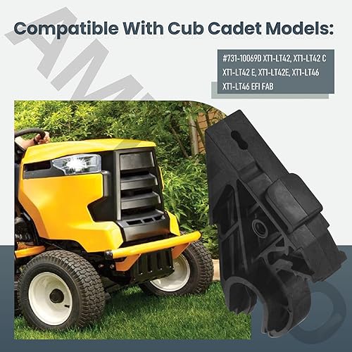 Miniatura 3 de 731-10069D Soporte de pivote de capó compatible con Cub CadetMTDCraftsman Lawn Tractor XT1-LT46 XT1-GT50 XT1-LT54 XT1-LT50 XT2-LX42 Reemplazar