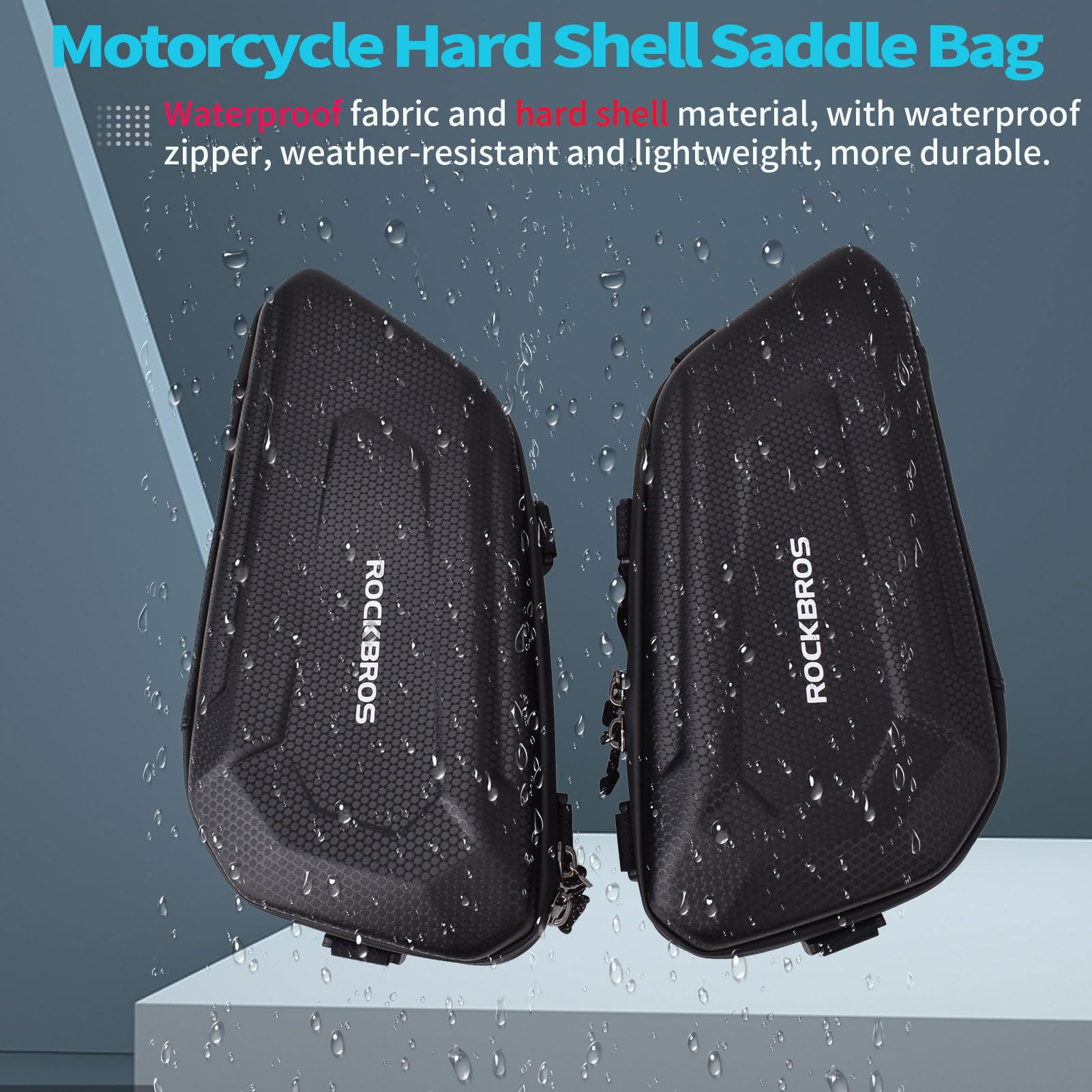 Motorrad Universa Tasche Seitlich Rebel Taschen Kleine Satteltasche Wasserfeste,Taschen Rahmen werkzeugtasche klein for Rebel 500/1100/CL500/CL300/CL250/SCL500 Alle Jahre (1 Paar)