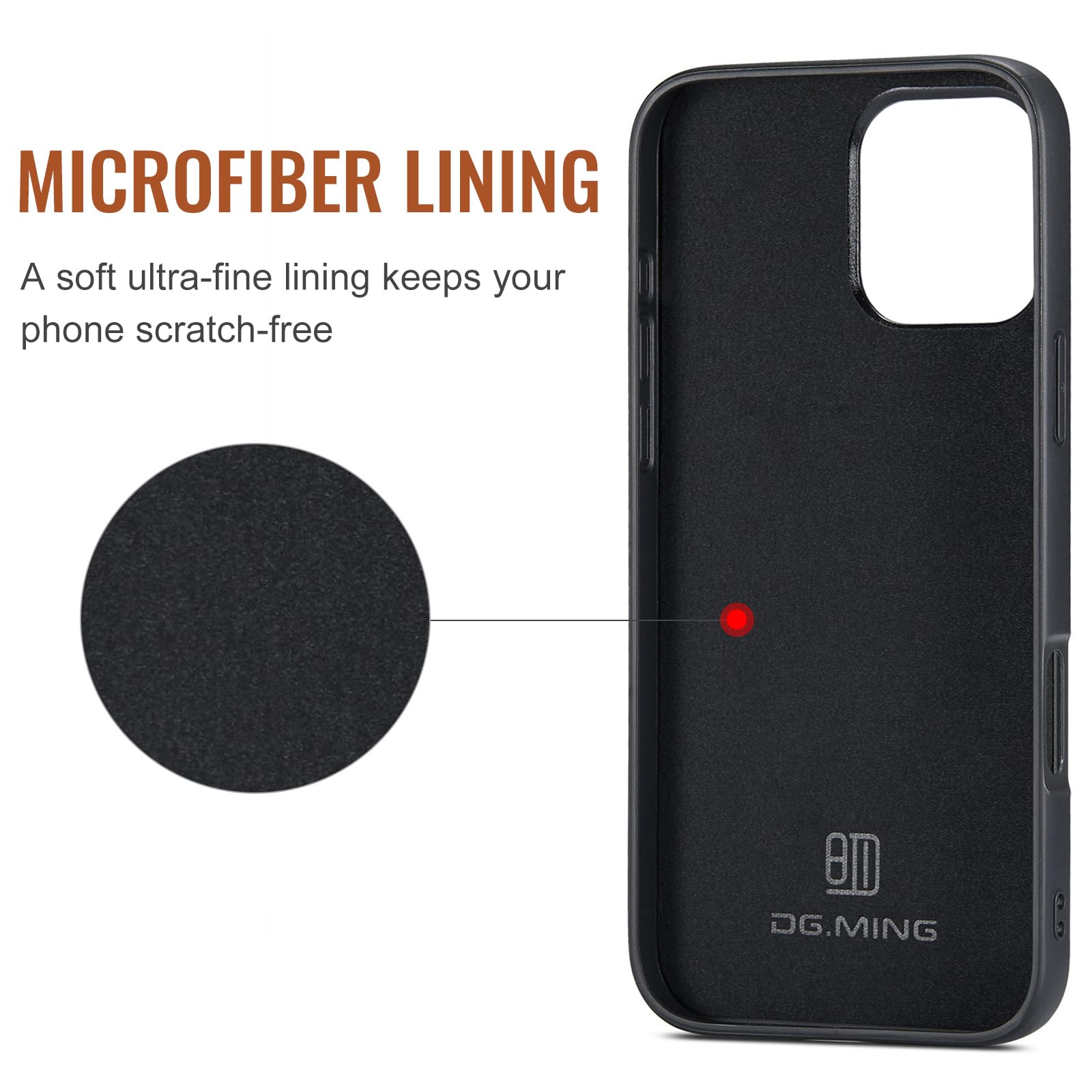 ZCDAYE Custodia A Portafoglio Per IPhone 16e Con Cinturino E Scomparti – Pelle PU, Colore Nero