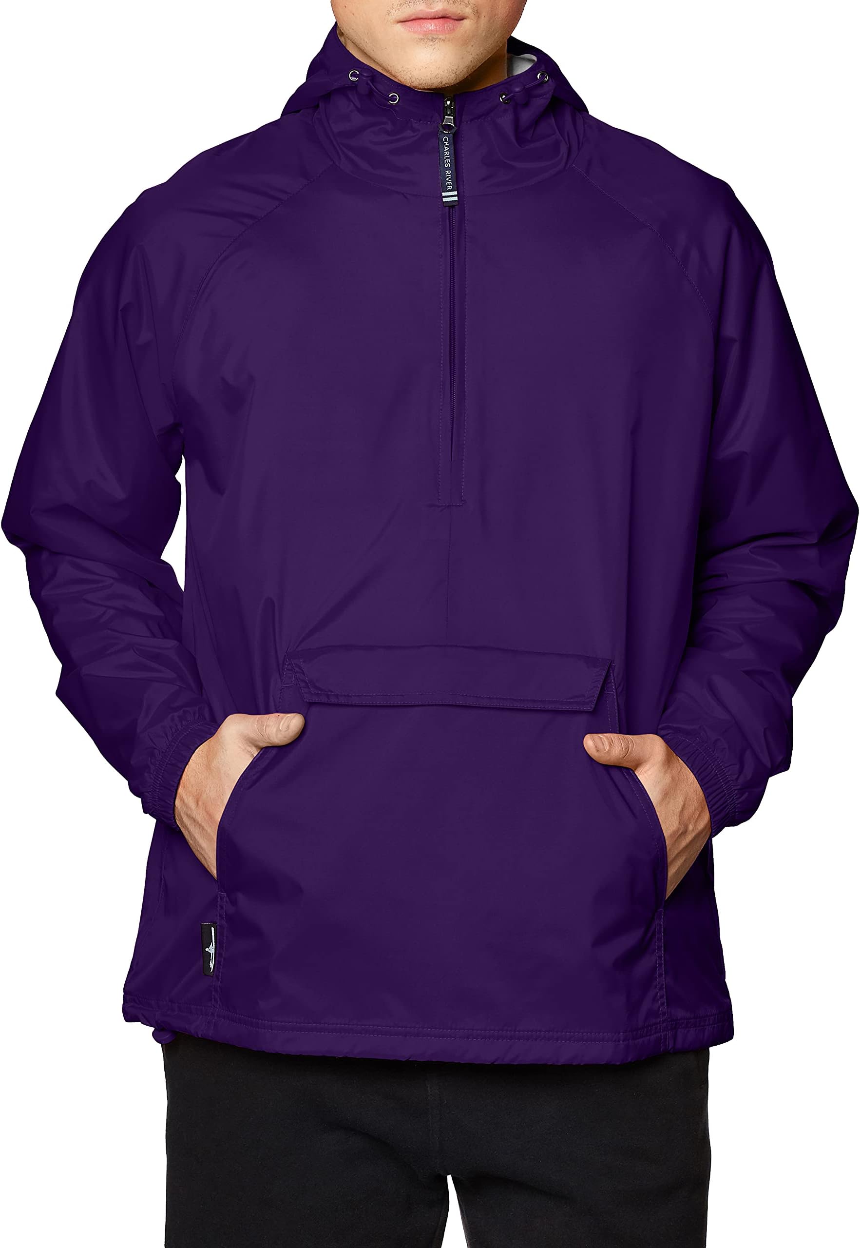 Charles River Apparel Men's Classic Solid Windbreaker Pullover