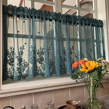 カフェカーテン　オーニング　オーダー　ハンドメイド 2枚いり カフェカーテン のれん 区切り 突っ張り棒 インテリア