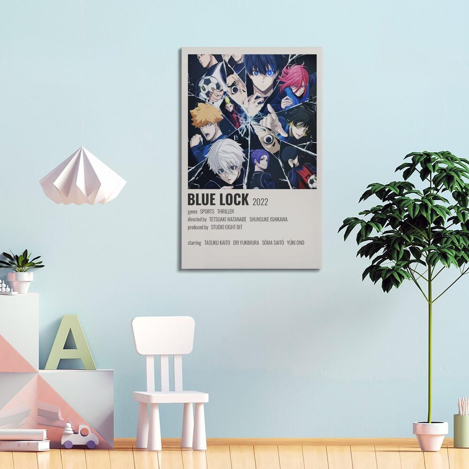 LWSCYMX Blue Lock Poster Sur Toile D'anime Classique