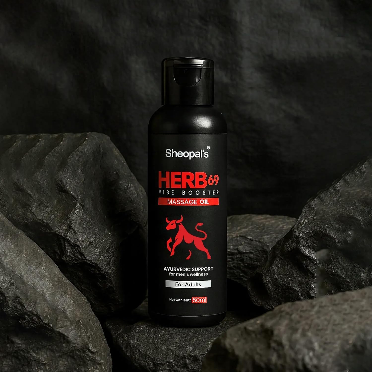 She/op-ALS Herb 69 Vibe Booster Ayurvedic Pens Massage Oil for Men 50 ml Better Then Normal Fire Oil, Power Like Horse with Til & Badam Oil, Kesar, Jaiphal, Ashwagandha and 8 More Powerful Herbs.