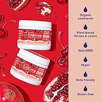 Vista 5 de Ultima Replenisher Daily Electrolyte Powder Drink Mix – Sugar Free – Cherry Pomegranate, 30 Servings – Hydration Powder with 6 Electrolytes and