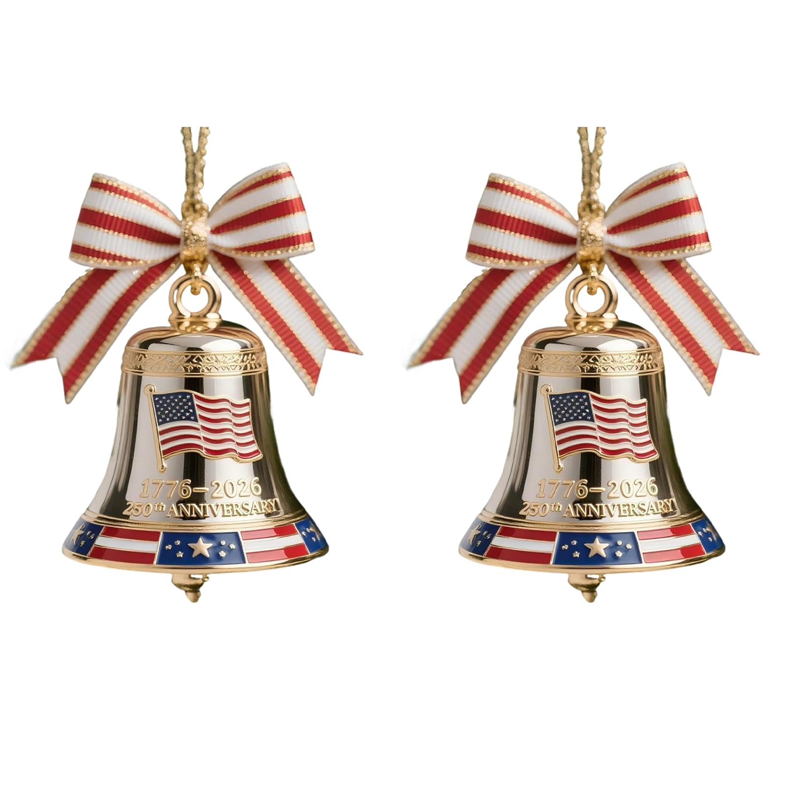 States 250th Anniversary Liberties Bells Ornament US Founding Pendant Gifts Commemorative Doorbell Commemorative Doorbell