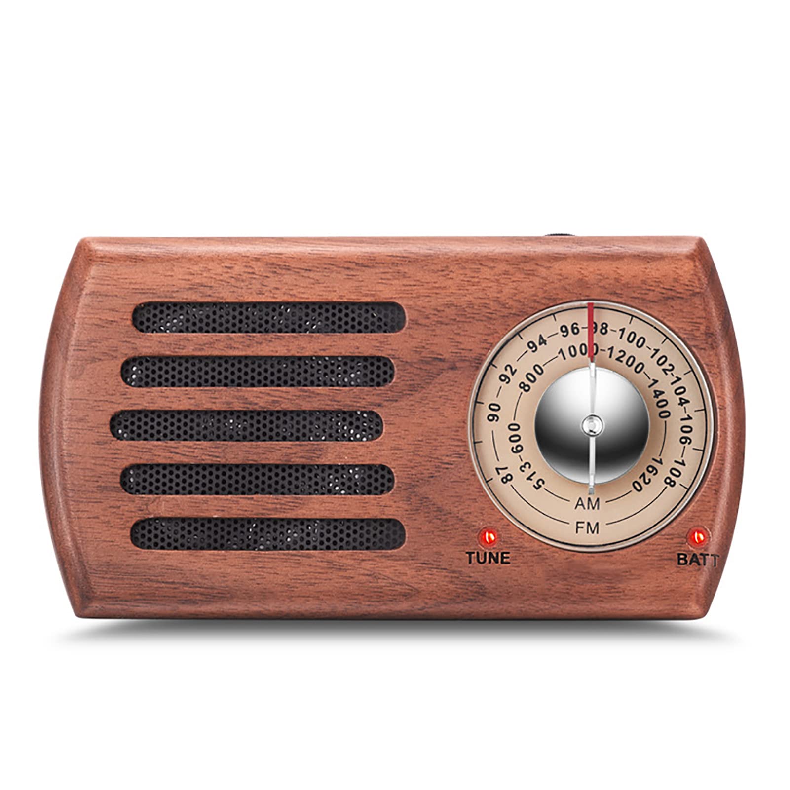 Radio Vintage, Mini radios portátiles de Madera con Estilo clásico Antiguo, para el hogar, Fiesta en la Oficina, al Aire Libre, Regalo