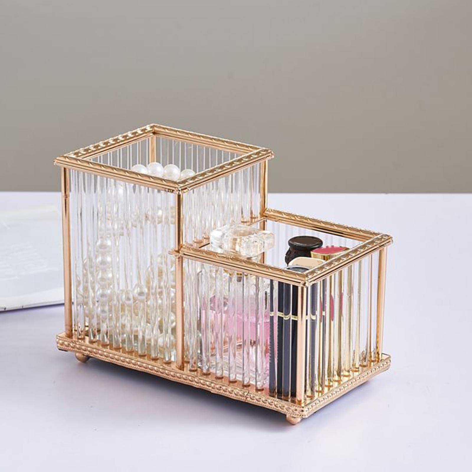 Make-up-Pinselhalter, Kosmetikpinsel-Organizer, Aufbewahrung für Kommode
