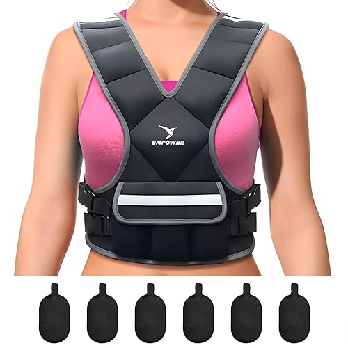 EMPOWER Weighted Vest for Women with Reflective Strips – Fixed