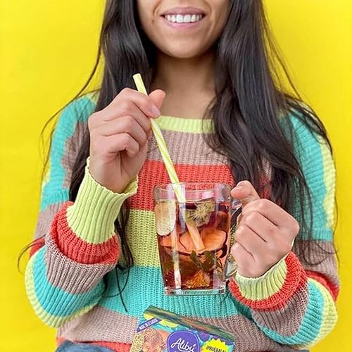 Miniatura 5 de Alibú - Infusiones de té de frutas secas  Alegria  Manzana kiwi fresa hibisco  Infusiones de agua bebida de frutas secas  Vegana sin gluten 100