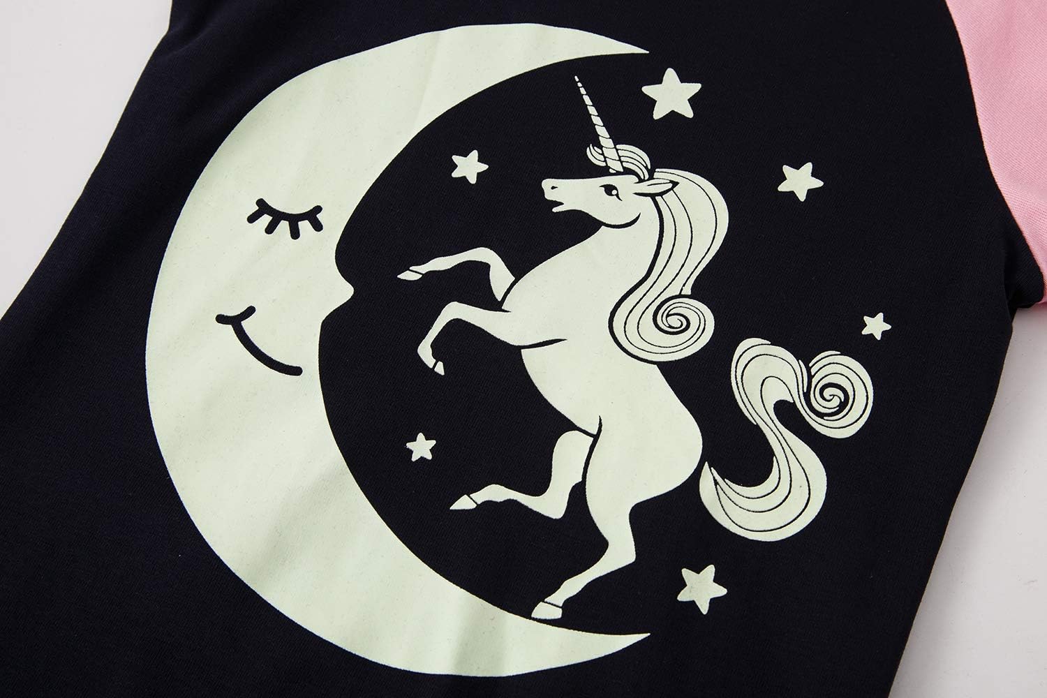 Popshion Little Girls Pajamas Summer Short Sets Mermaid Sleepwear 100% Cotton Toddler Pjs Clothes Size 2-8 Years - Image 4