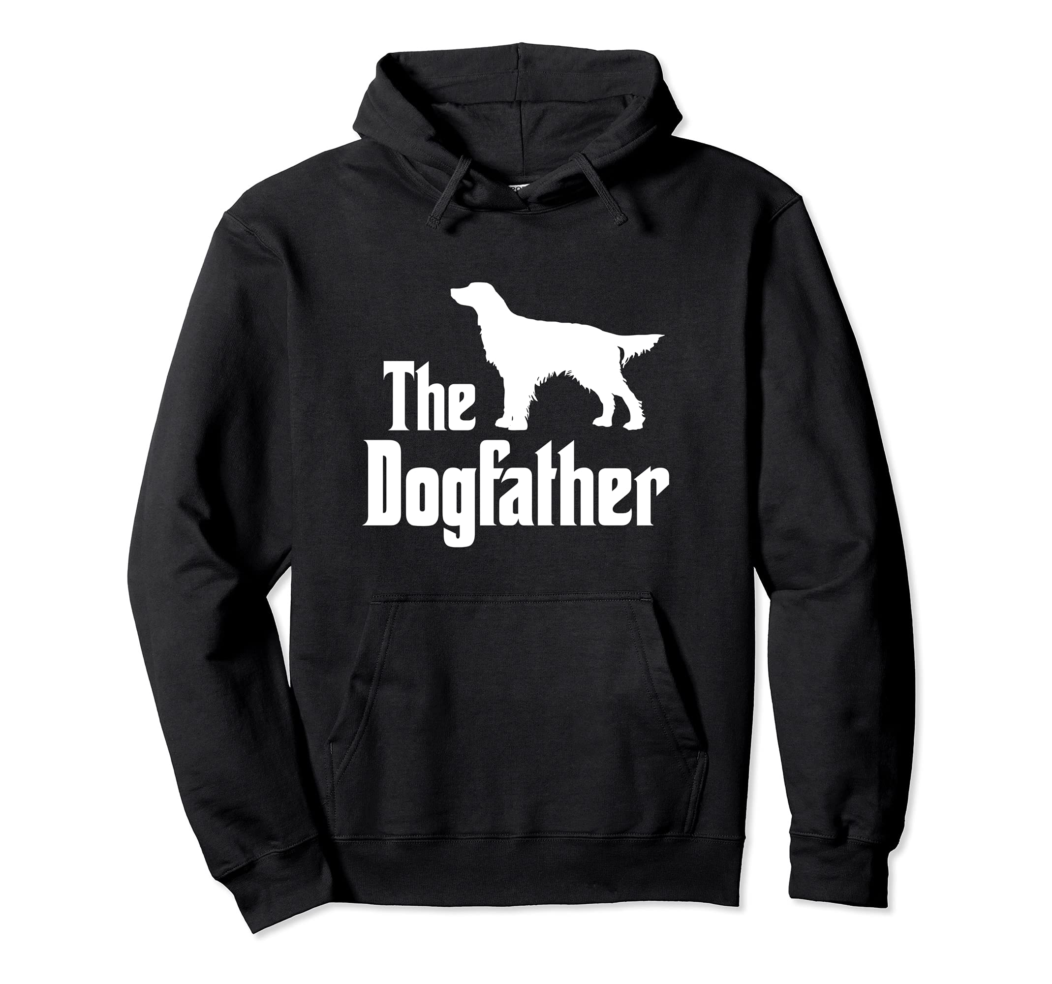 The Dogfather - funny dog gift, funny Gordon Setter Pullover Hoodie, Black