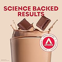 Vista 4 de Atkins Batido de proteína listo para beber, deliciosa leche con chocolate, sin gluten., 609309, 12