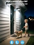 Motion Sensor Light Bulbs, 13W (100Watt Equivalent), Motion Activated Dusk to Dawn Security LED Bulb, 5000K Daylight, Energy-Efficient, for Indoor and Outdoor Lighting, Porch, Stairs, Hallway 3Pack