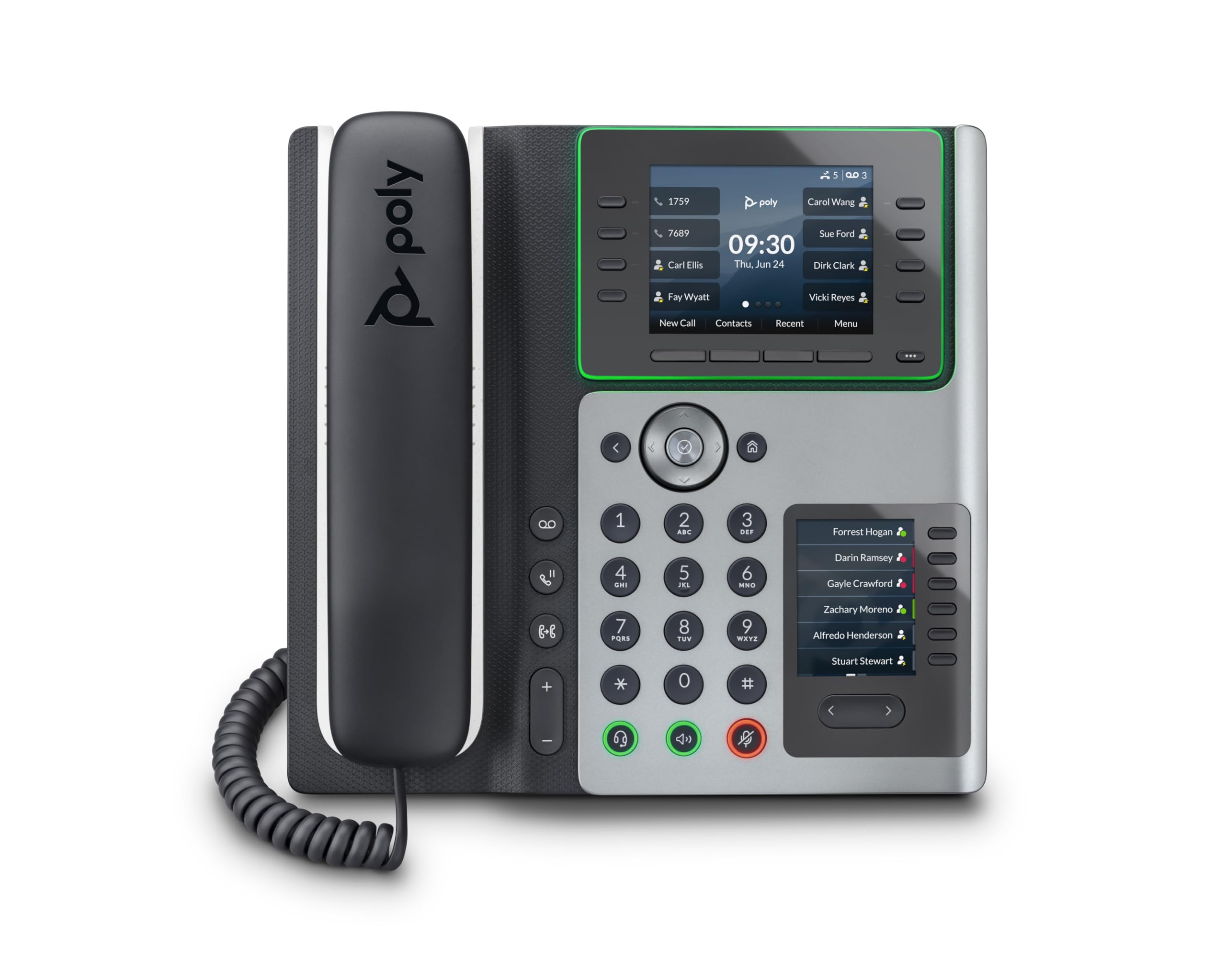 POLY EDGE E450 IP PHONE AND - POE-ENABLED NUVIAS - Versione UK
