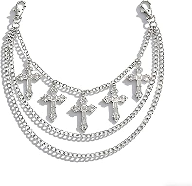 Layered Pants Chain for Men Women Punk Chain Hip Hop Jewelry Clothing Accessories Vintage Jeans Chains