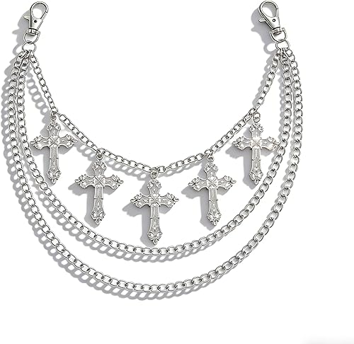 Layered Pants Chain for Men Women Punk Chain Hip Hop Jewelry Clothing Accessories Vintage Jeans Chains