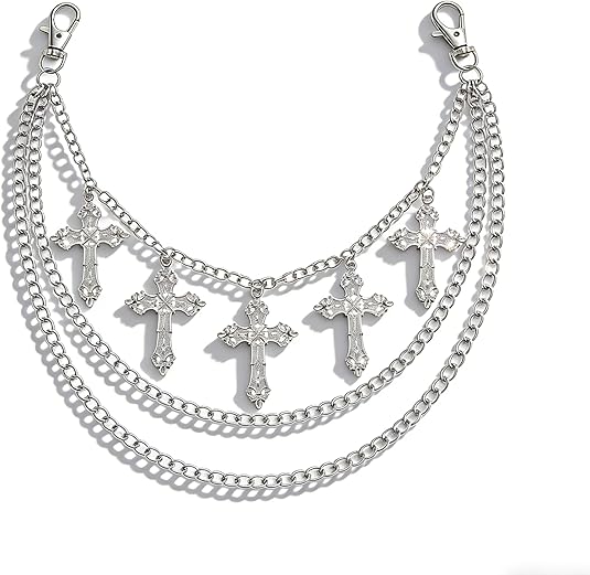 Layered Pants Chain for Men Women Punk Chain Hip Hop Jewelry Clothing Accessories Vintage Jeans Chains