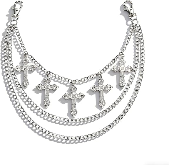 Layered Pants Chain for Men Women Punk Chain Hip Hop Jewelry Clothing Accessories Vintage Jeans Chains